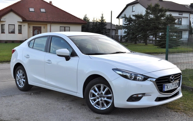 Mazda 3 cena 68800 przebieg: 90000, rok produkcji 2018 z Tarnobrzeg małe 781